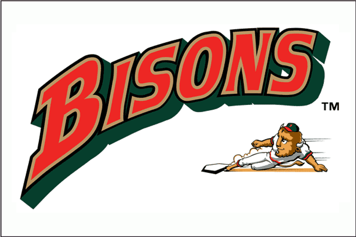 Buffalo Bisons 1998-2008 Jersey Logo vinyl decal